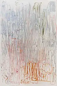 Christopher Le Brun, SL L IX, 2016, monotype, 152 x 103 cm.