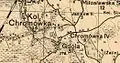 Ruda Huta (Kolonia Ruda B) sur la carte de l'Institut géographique militaire de 1931.