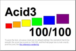 Logo de Acid3