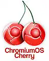 Logo de ChromiumOS Cherry.