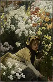 Les Chrysanthèmes (1874-1876), Williamstown, Clark Art Institute.