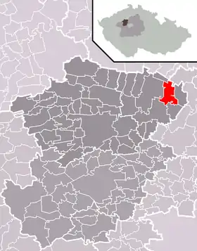 Localisation de Chržín