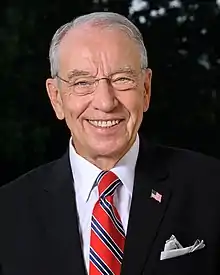 Chuck Grassley (R), sénateur depuis 1981.