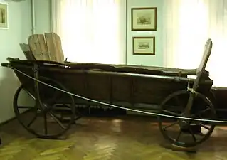 Charriot tchoumak dans le musée d'histoire de Lviv