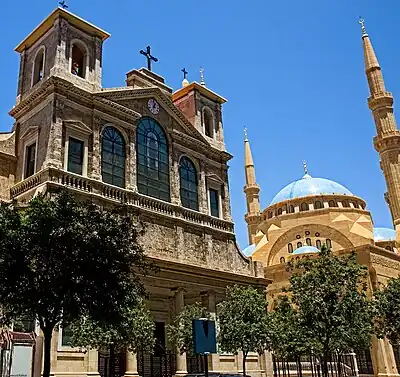 Cathédrale Saint-Georges des Maronites de Beyrouth.