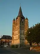 Clocher de l'église Saint-Nicolas.