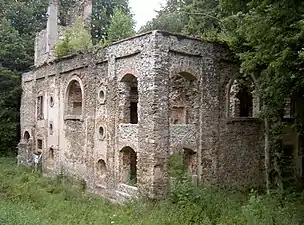 Ruines de l'église Sainte-Apollonie.