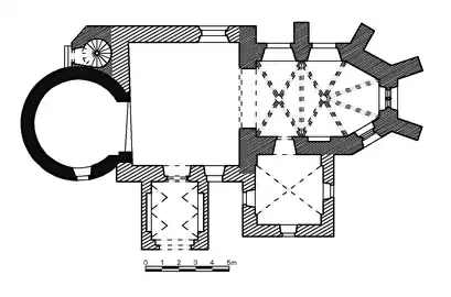 Plan de l'église.