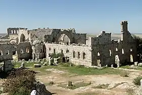 Monastère de Qal'at-Sem'an, vue générale