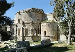 Chevet de l'église orientale