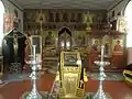 Vue de l'église orthodoxe Saint-Serge, dans un ancien temple luthérien