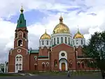 La cathédrale orthodoxe russe d'Öskemen.