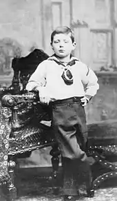 Churchill, âgé de sept ans, en 1881.