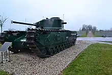 Description de l'image Churchill tank - Memorial Odon Cote 112.jpg.