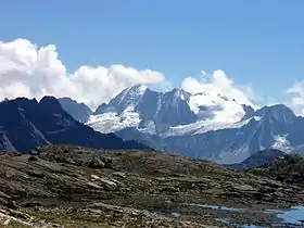 Cima Presanella depuis le lac Ercavallo.