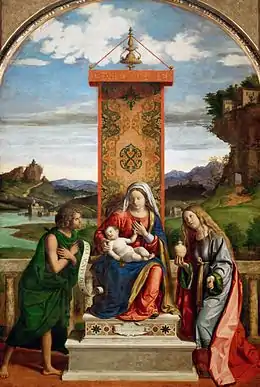 Conversation sacrée1511, Louvre.