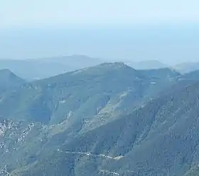 Vue de la cime de Peïra-Cava depuis l'Authion.