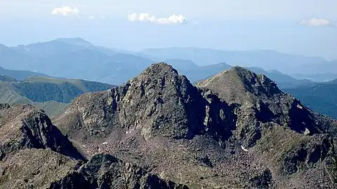 Vue de la cime du Diable.