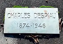 Tombe de Charles Despiau dans le caveau familial