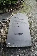 Tombe juive dans le cimetière du Dieweg