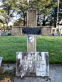 Tombe de Michel Dabat au cimetière La Chauvinière à Nantes