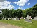 Le cimetière en été