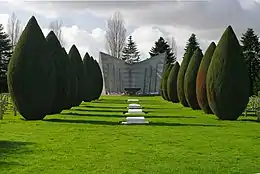 Le cimetière polonais.