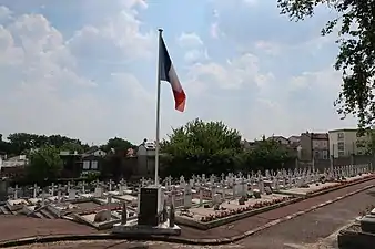 Carré militaire des morts de la Seconde Guerre mondiale.