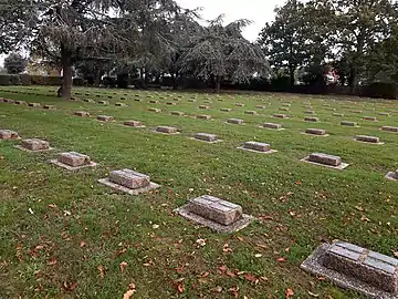 Vue d'ensemble du cimetière