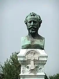 Buste de Jean-Baptiste Chatigny, cimetière de Loyasse.