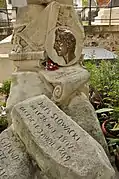 Tombe de Juliusz Słowacki au cimetière de Montmartre