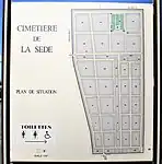 Plan du cimetière.