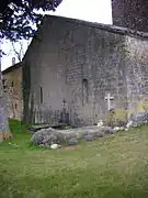 Cimetière de la chapelle.