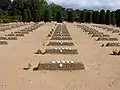 Cimetière de tombes de sable du couvent Saint-Bernard.