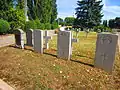 Tombes Britanniques cimetière militaire de Thionville.