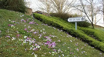 Entrée du cimetière.