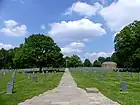 Cimetière militaire allemand de la Seconde Guerre mondiale.