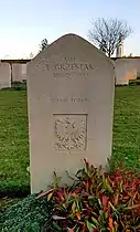 tombe du Lucjan Grzestak (Pologne)