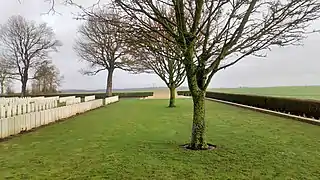 Cimetière militaire britannique de Varennes-en-Croix.