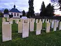 Tombes Britanniques cimetière militaire de Chambière à Metz.