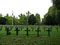 Carré militaire des soldats français.