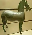 Chine sud-orientale, dynastie Han orientaux, statuette funéraire d'un cheval, Ier-IIe s. Museo d'Arte Orientale (Turin)