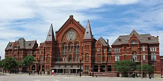 Le Music Hall de Cincinnati dans l'Ohio (1878).