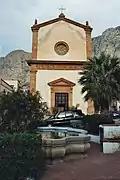 L'église Sainte-Fare à Cinisi, Sicile, Italie.