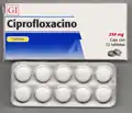 Paquet de Ciprofloxacine du Mexique.