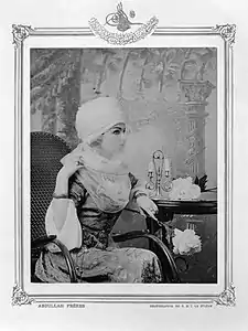 Aristocrate circassienne (par le photographe du sultan Abdulhamid II), XIXe siècle.