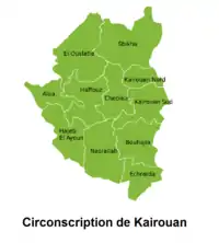 Carte de la circonscription.