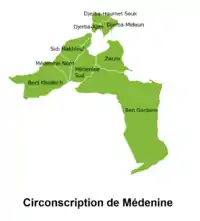 Carte de la circonscription.