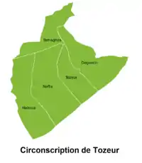 Carte de la circonscription.