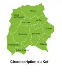 Carte de la circonscription.